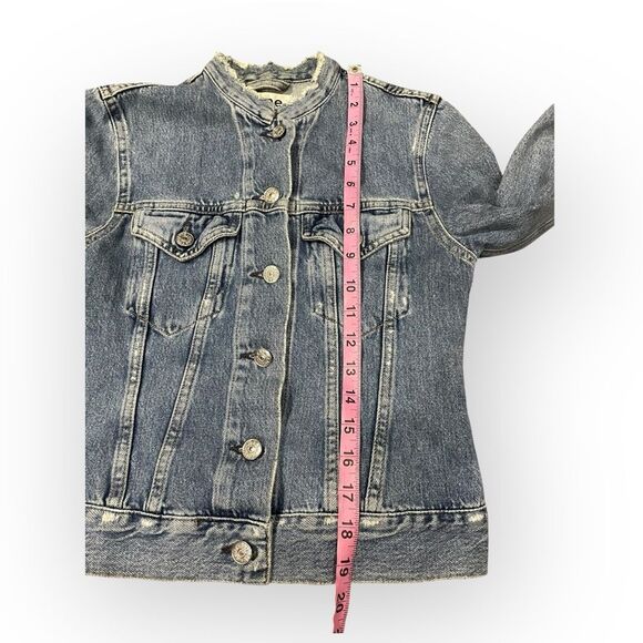 ACNE Studios Denim Top Jacket in Indigo Fray Size 32 / 00 US - Picture 10 of 13